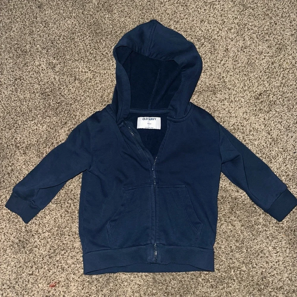 Old Navy Gray and Navy Kids Hoodies